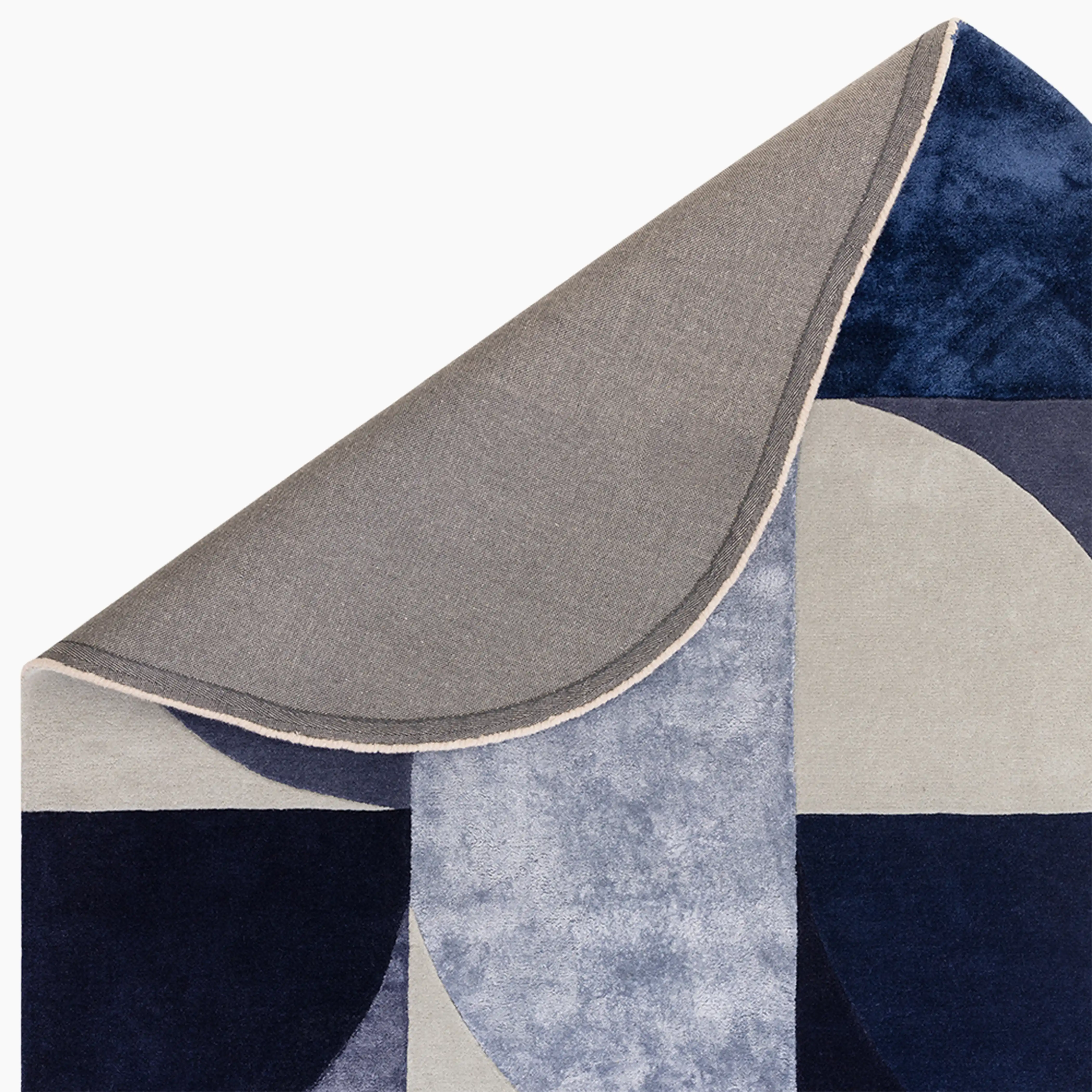Robyn Oval Hand Tufted Rug | Indigo - Image 5