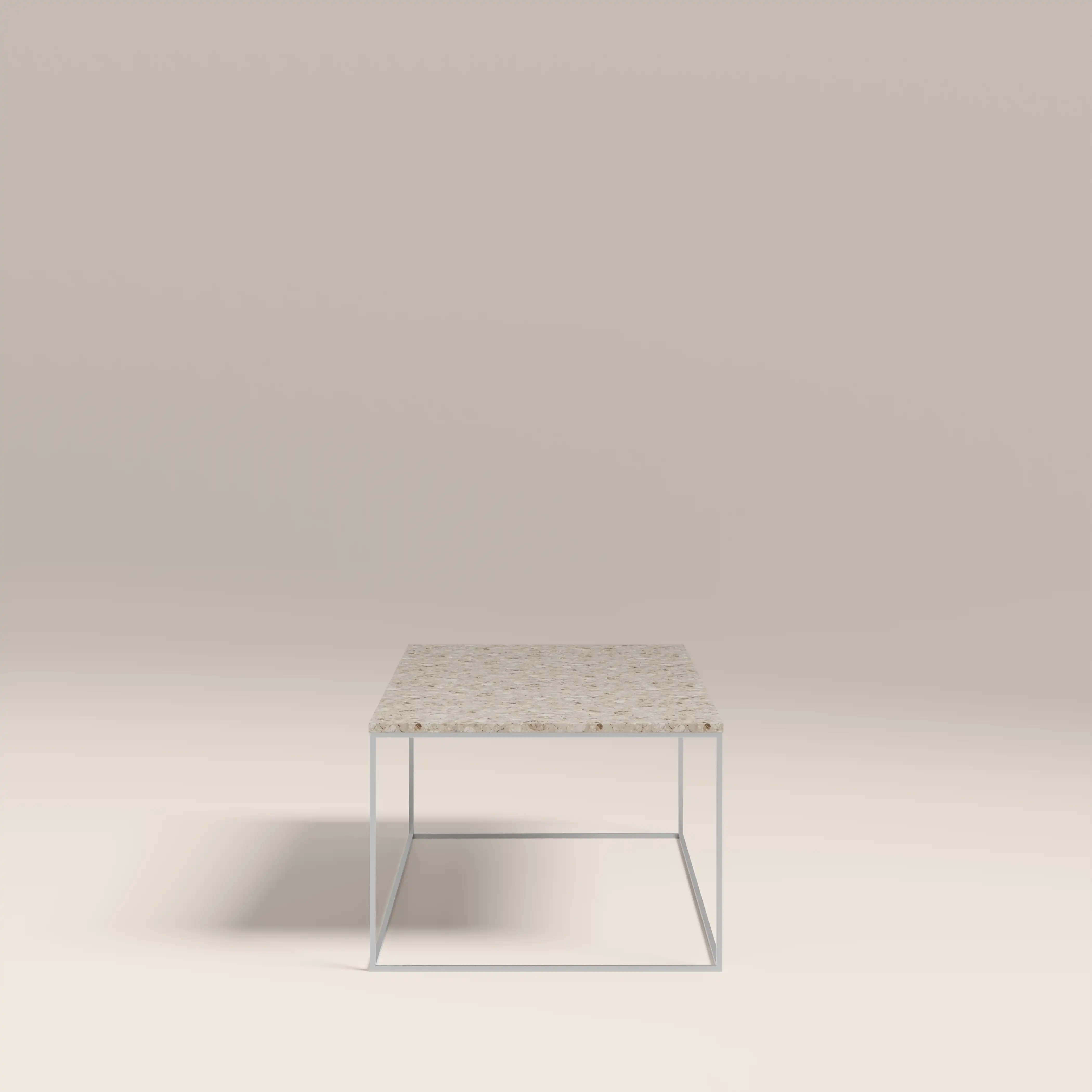 Root Rectangle Coffee Table | Latte Riverstone Marble - Image 4