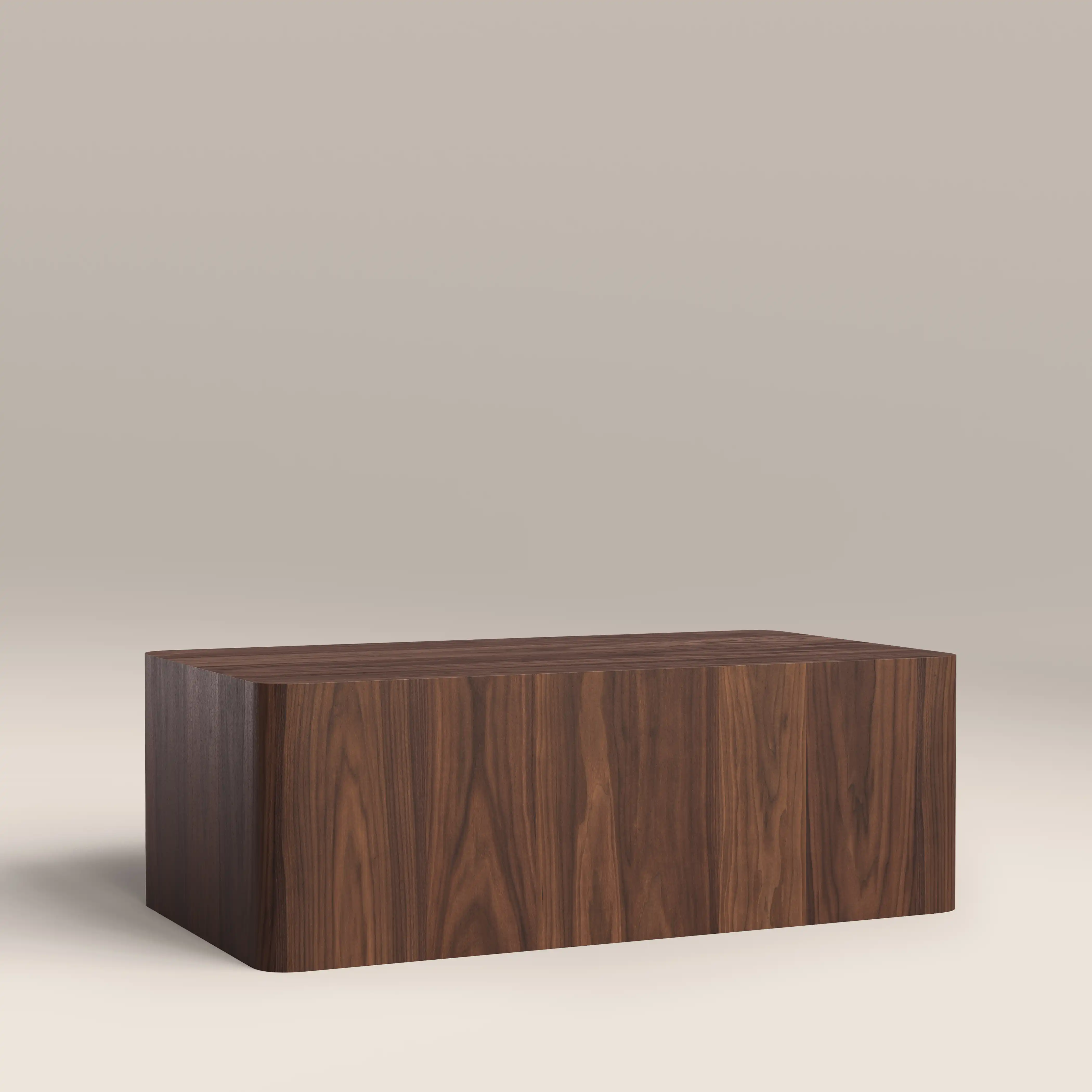 Sabel Rectangle Wooden Coffee Table | Walnut - Image 2