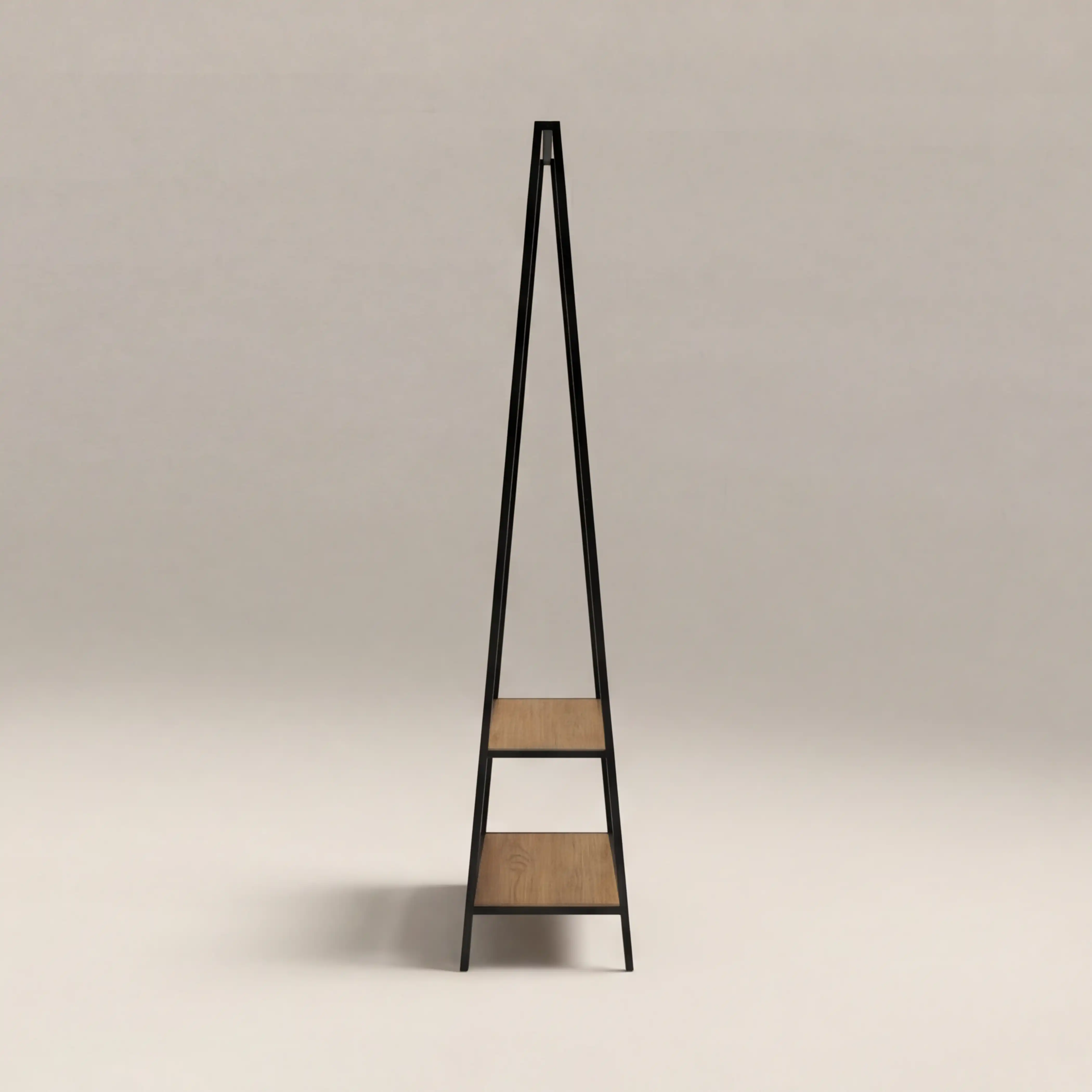 Seaford Clothing Rack | Oak & Black - Image 3