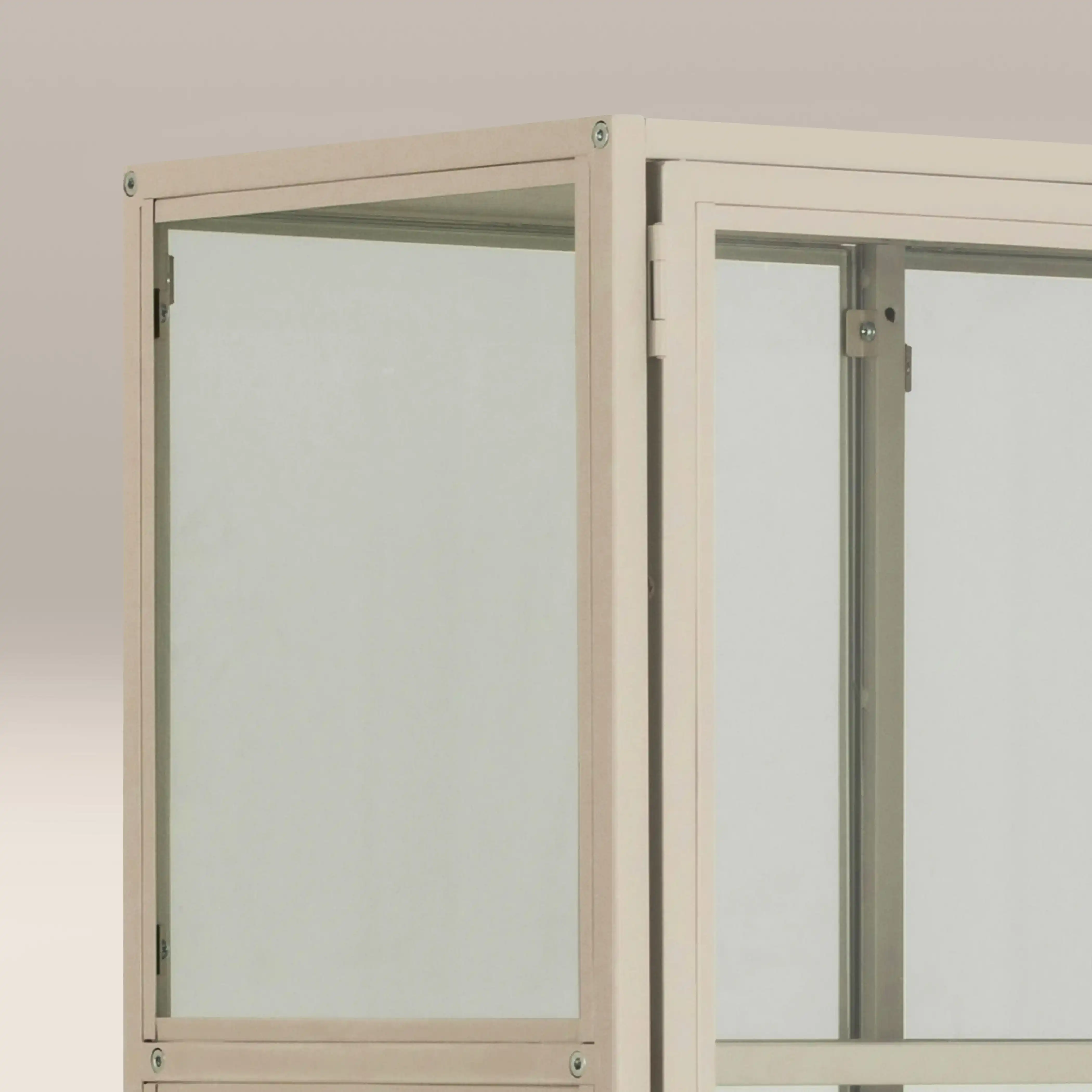 Seaford Display Cabinet | Taupe - Image 3