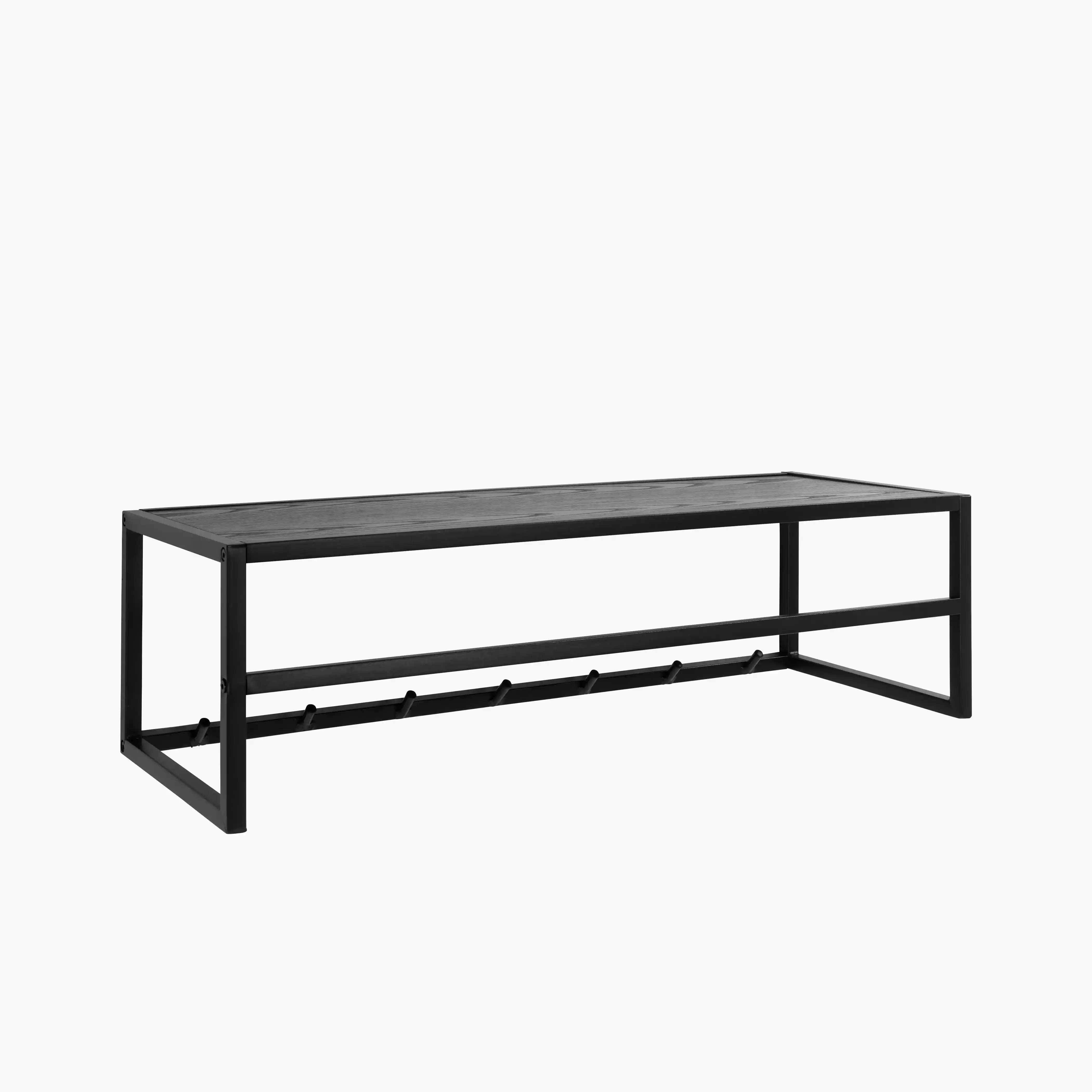 Seaford Metal Coat Rack | Black - Image 8