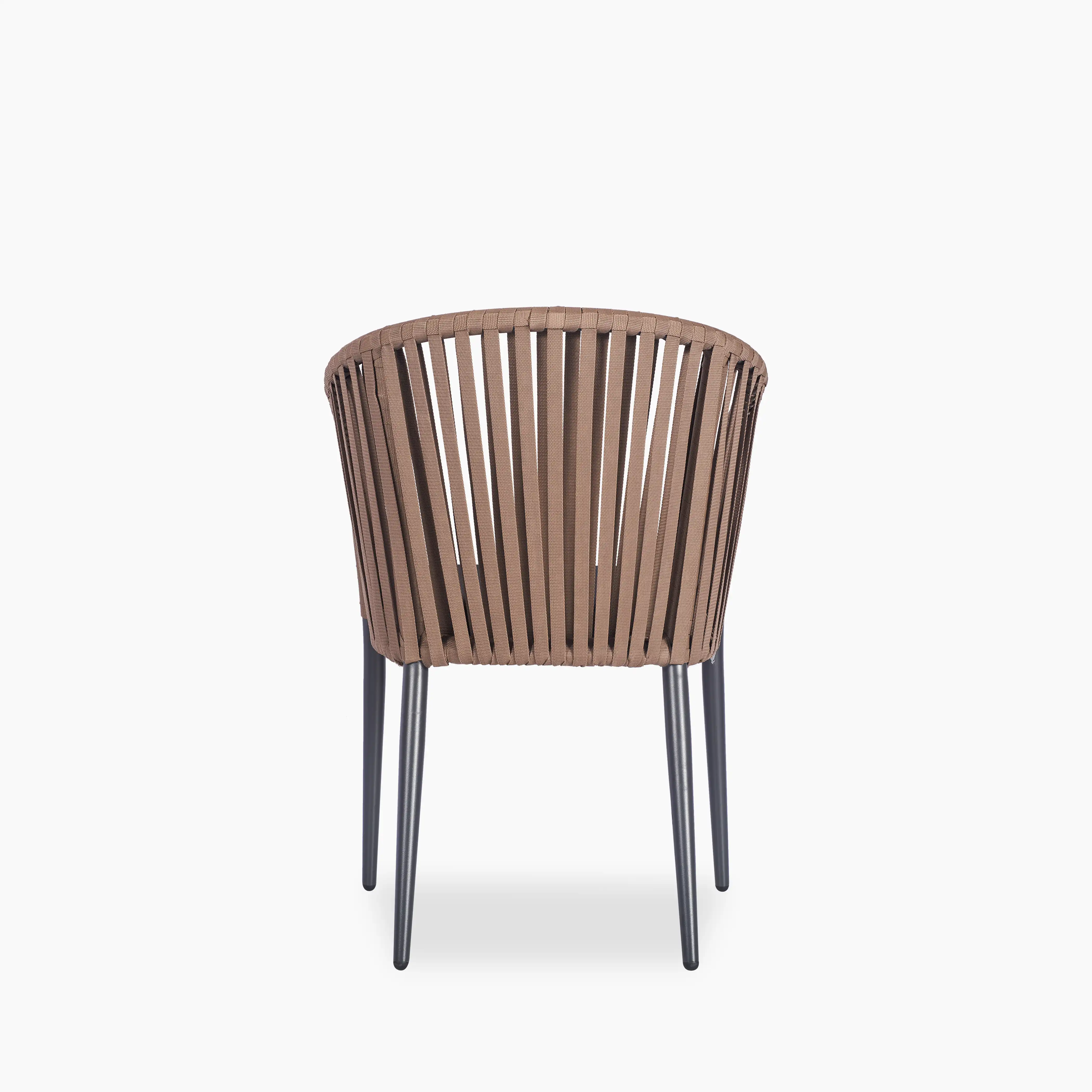 Sera Carver Dining Chair | Grey & Natural - Image 4