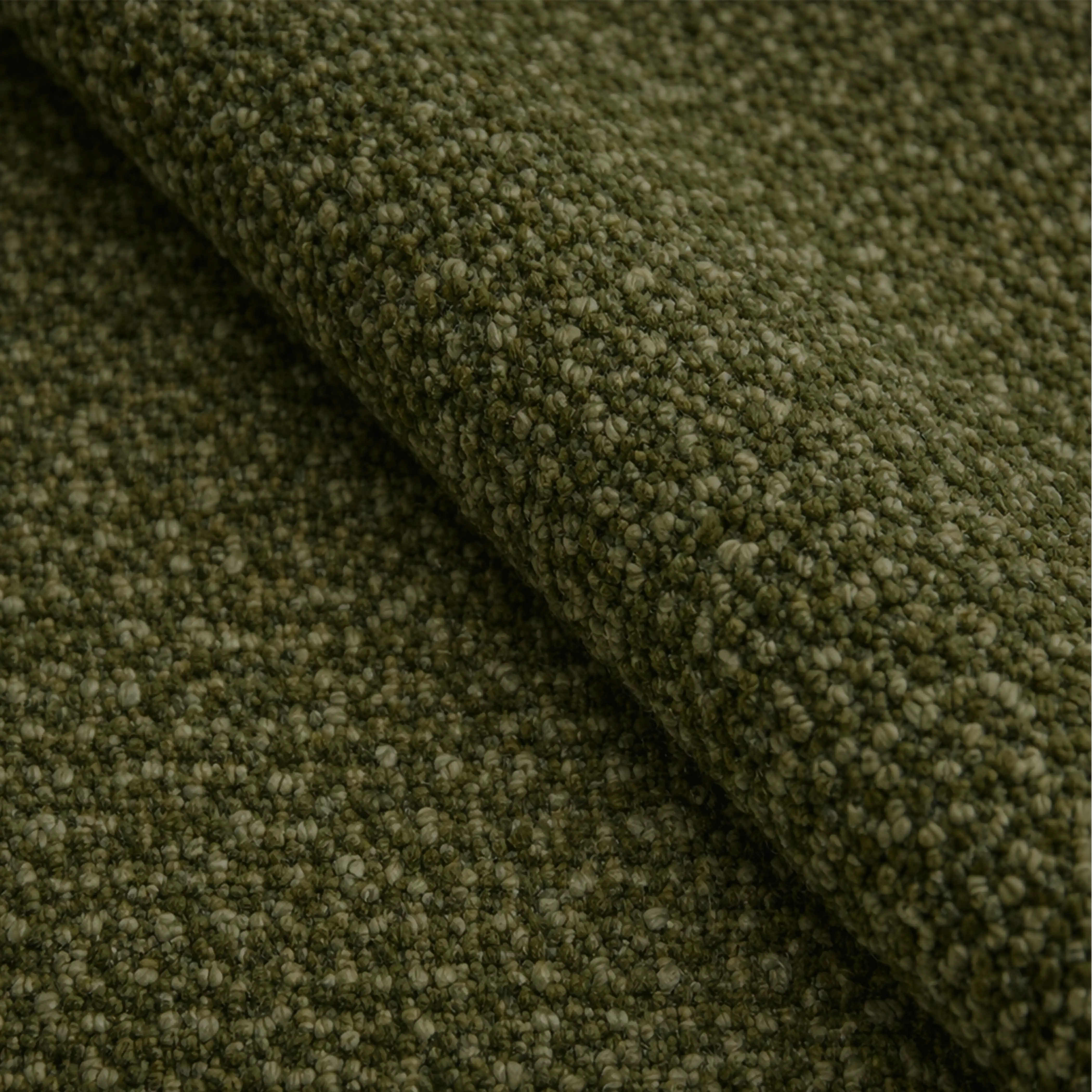 Garden Seat Cushion | Green Boucle - Image 3
