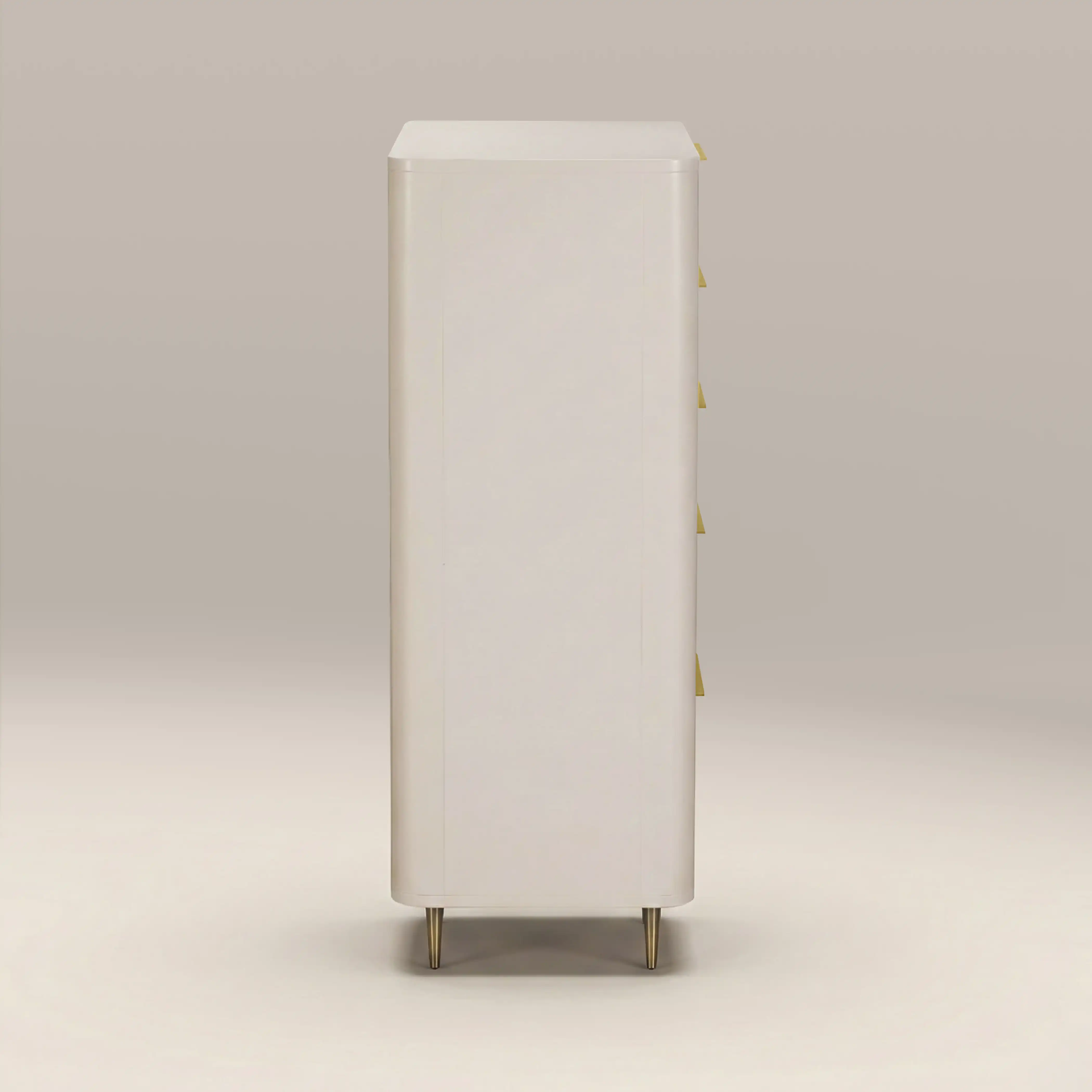 Suvi 5 Drawer Tall Chest of Drawers | Ivory - Image 3