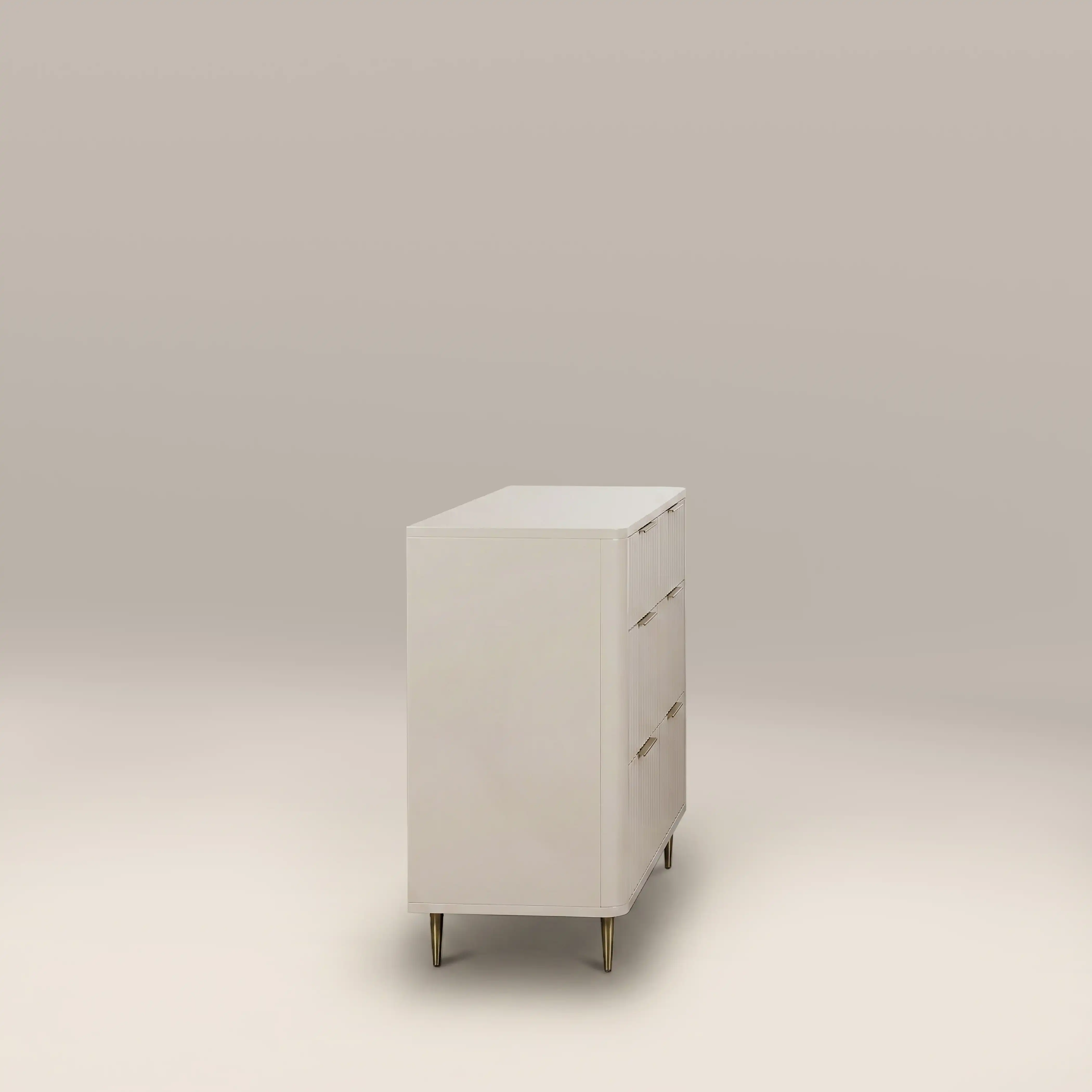 Suvi 6 Drawer Chest of Drawers | Ivory - Image 3