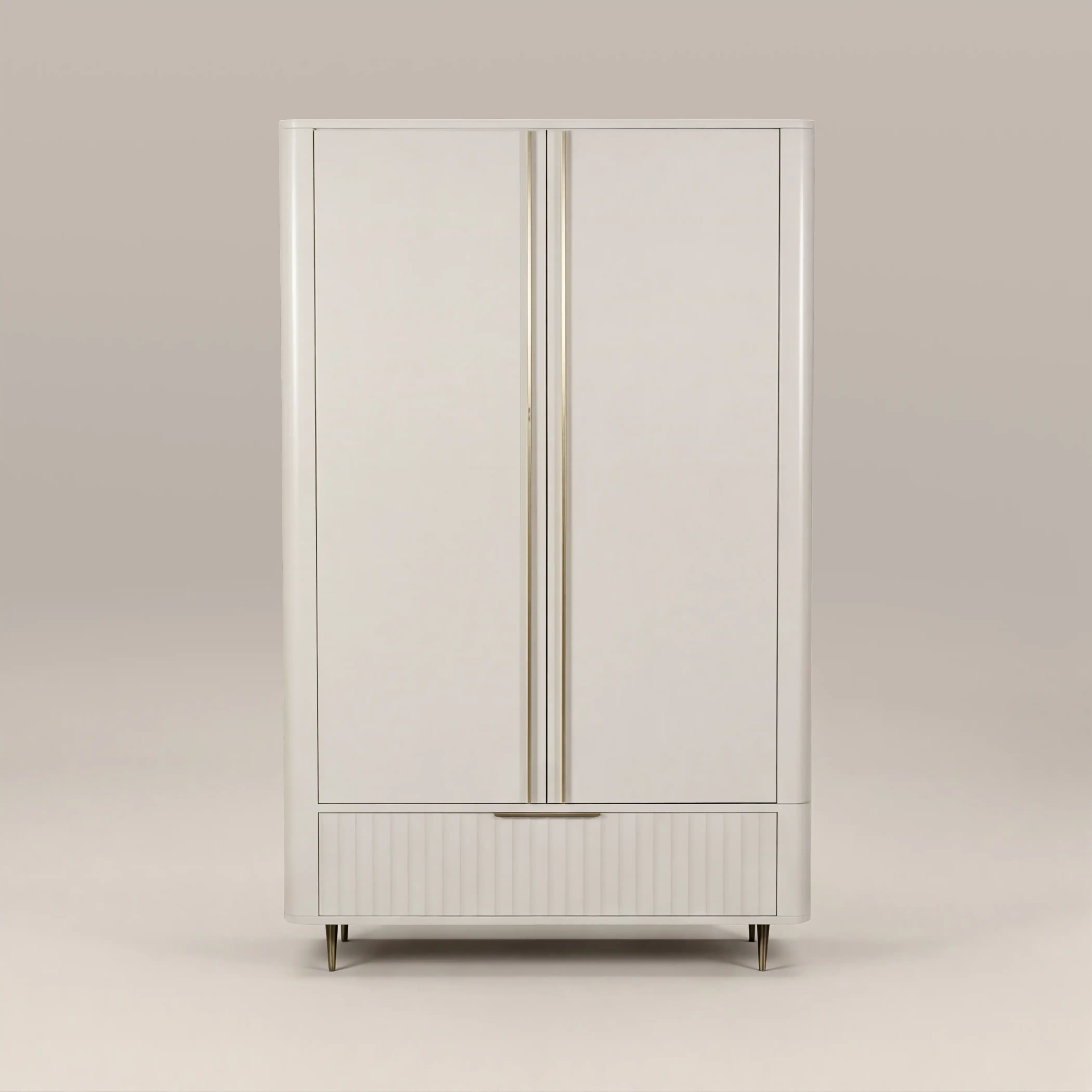 Suvi Double Wardrobe | Ivory