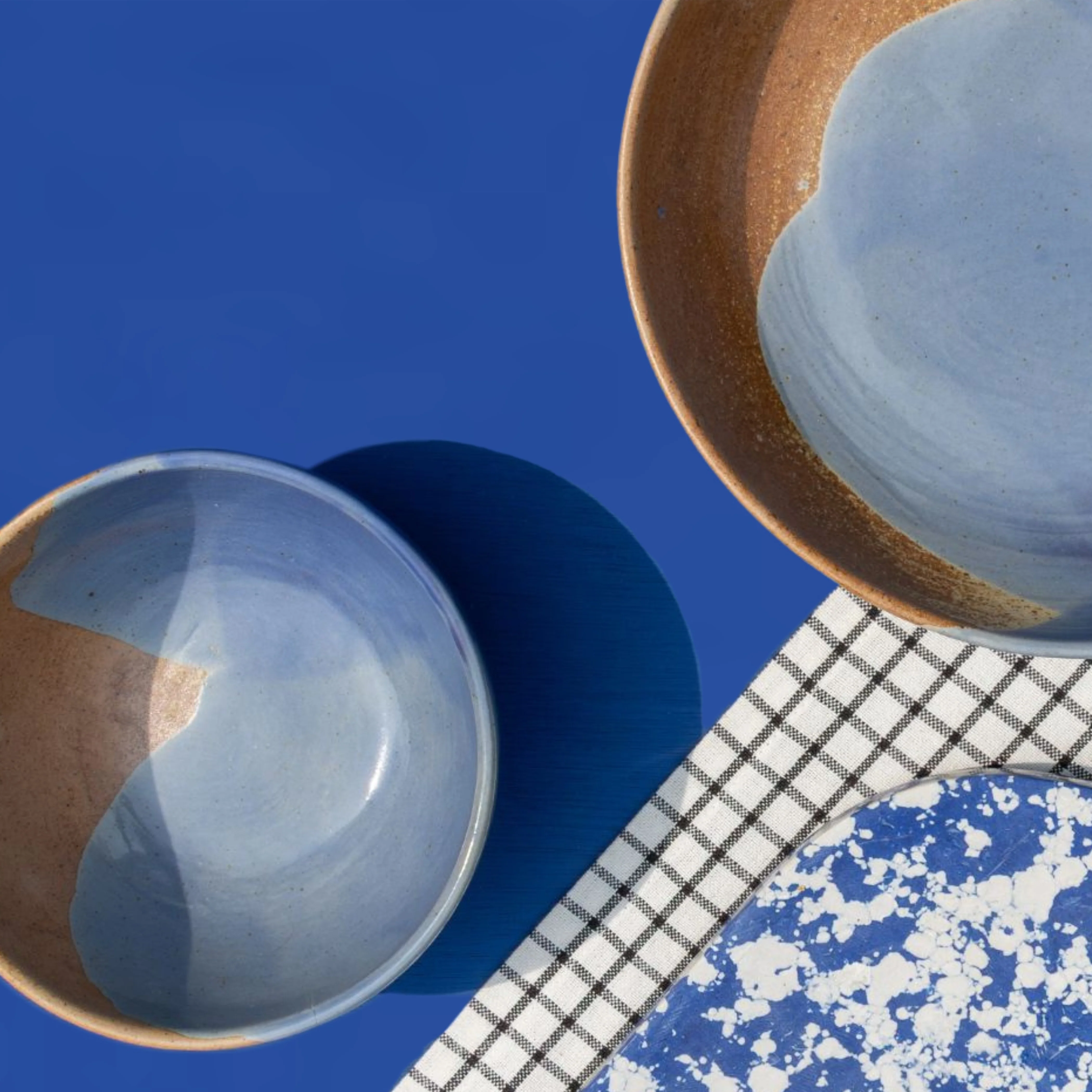 Tavora Set of 4 Cereal Bowls | Cobalt Blue - Image 2