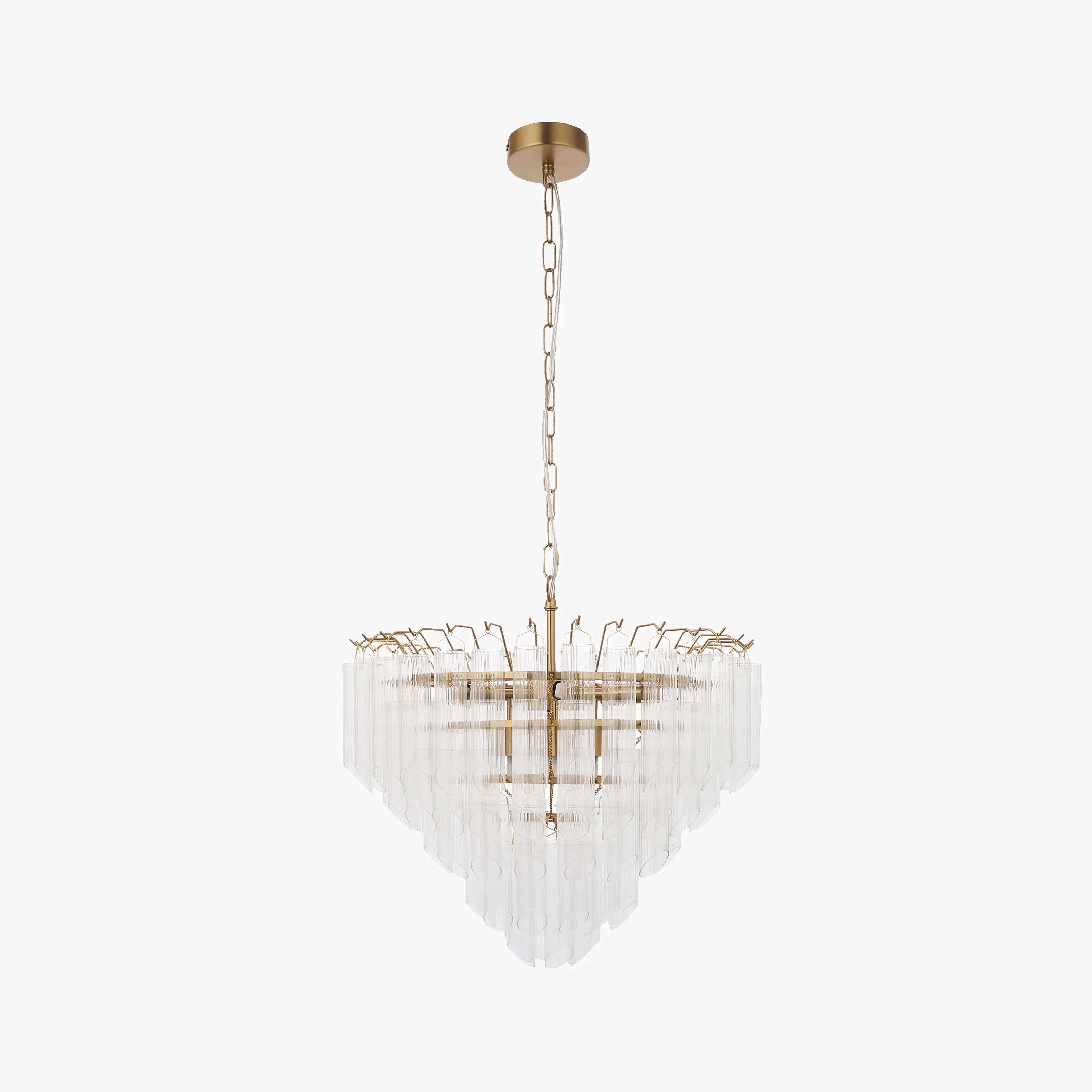Toulouse 12 Light Pendant Light | Brass - Image 4