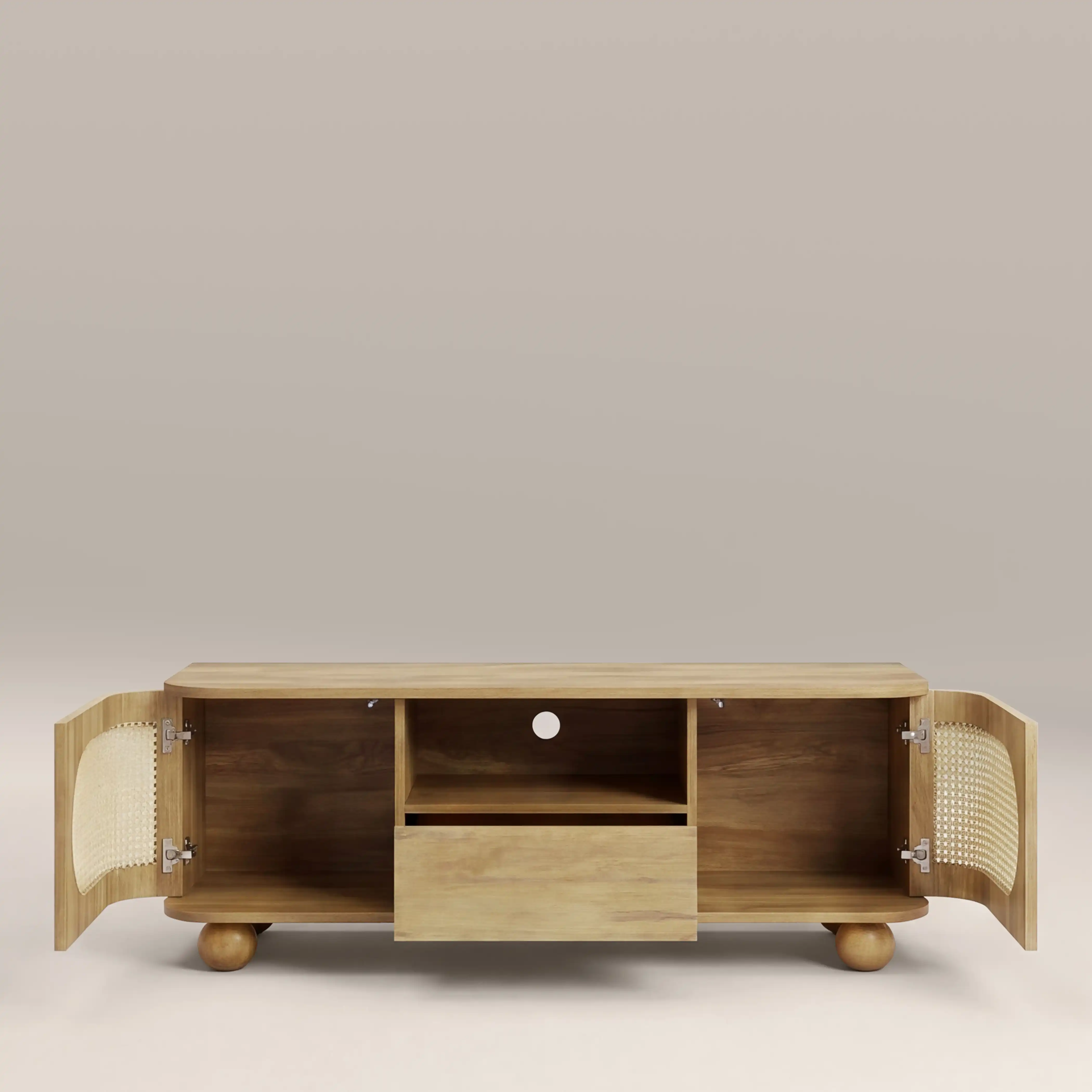 Una Wooden TV Stand | Oak & Cane - Image 4