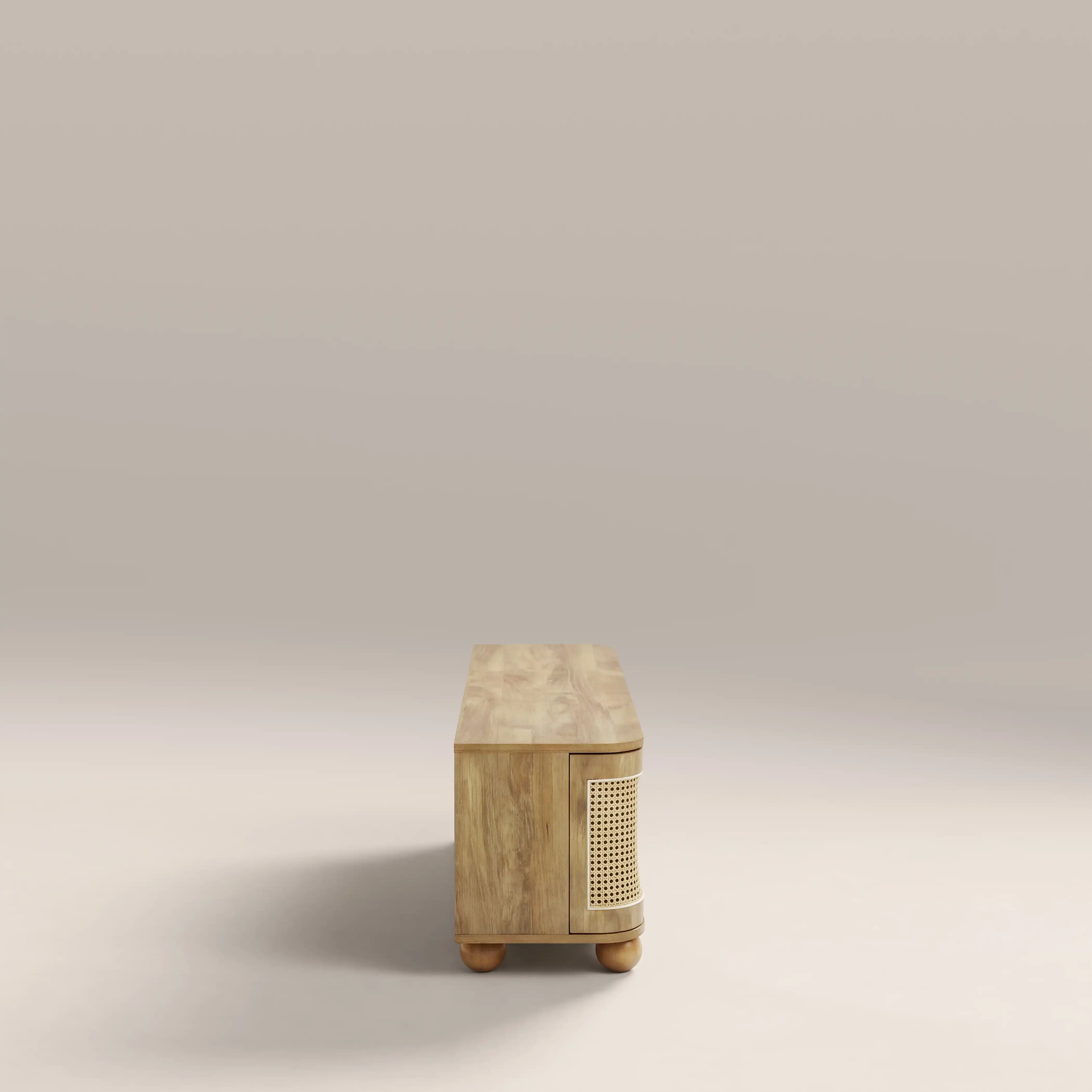 Una Wooden TV Stand | Oak & Cane - Image 5