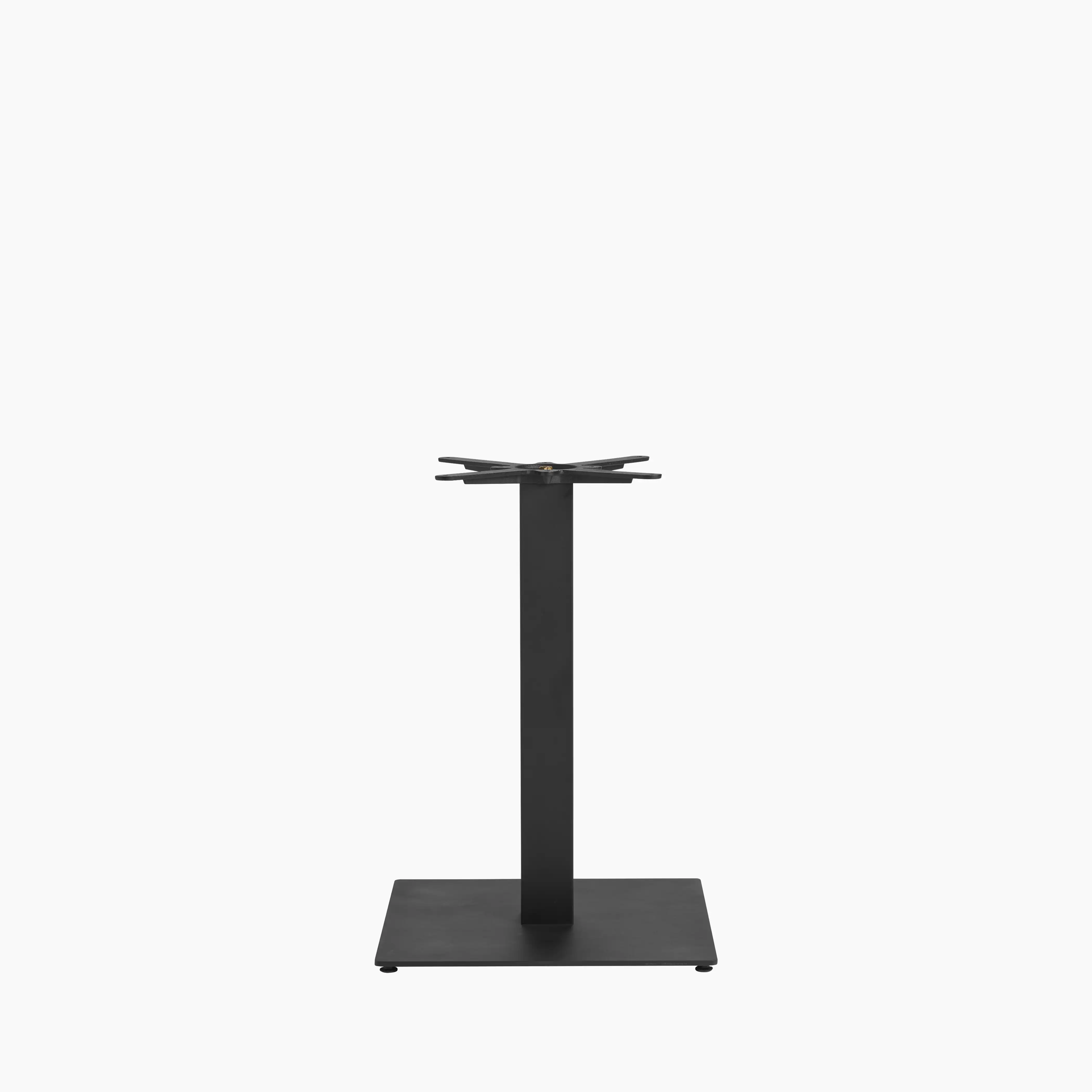 Vale Large Square Dining Table Base | Black