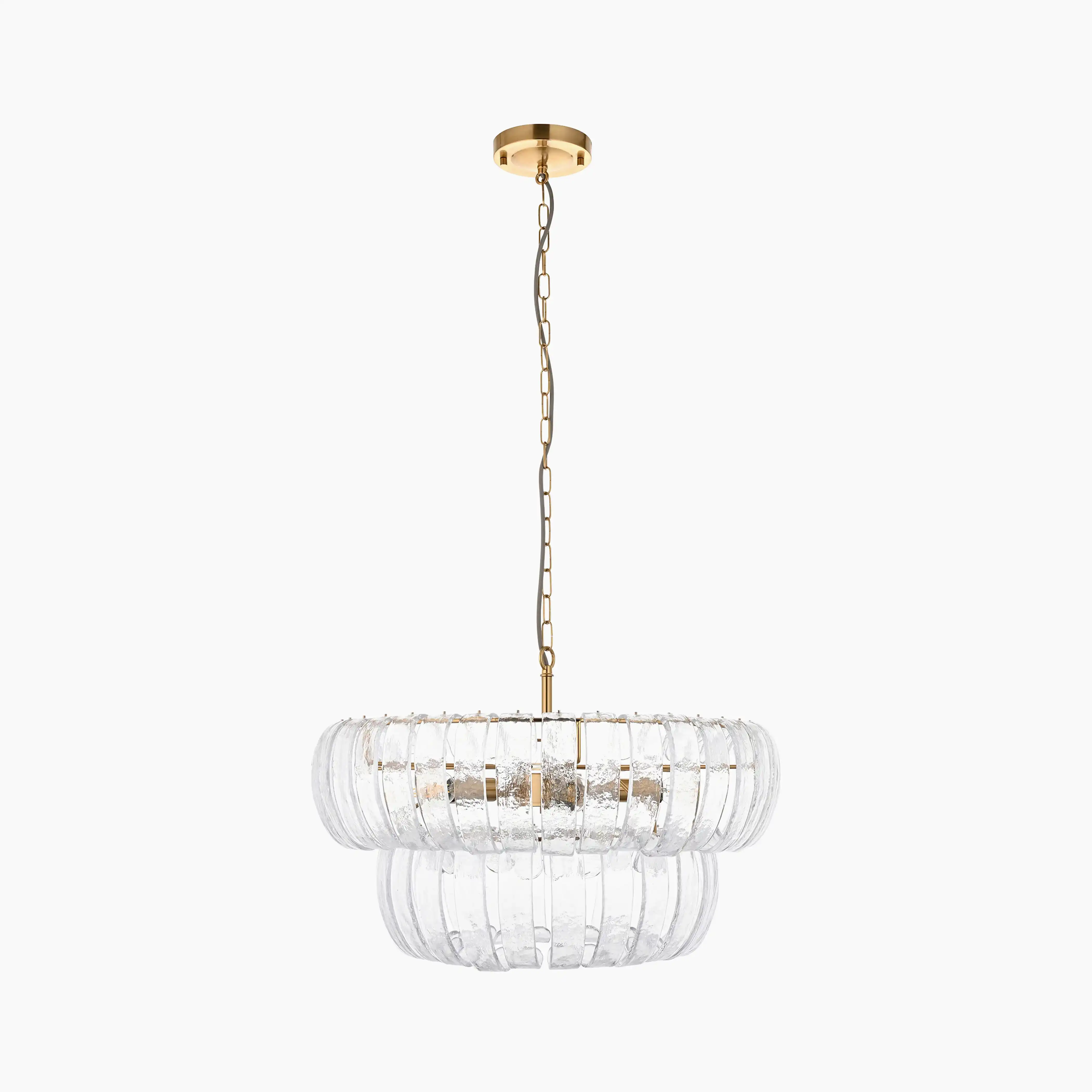 Vera 6 Light Pendant Light | Brass - Image 2