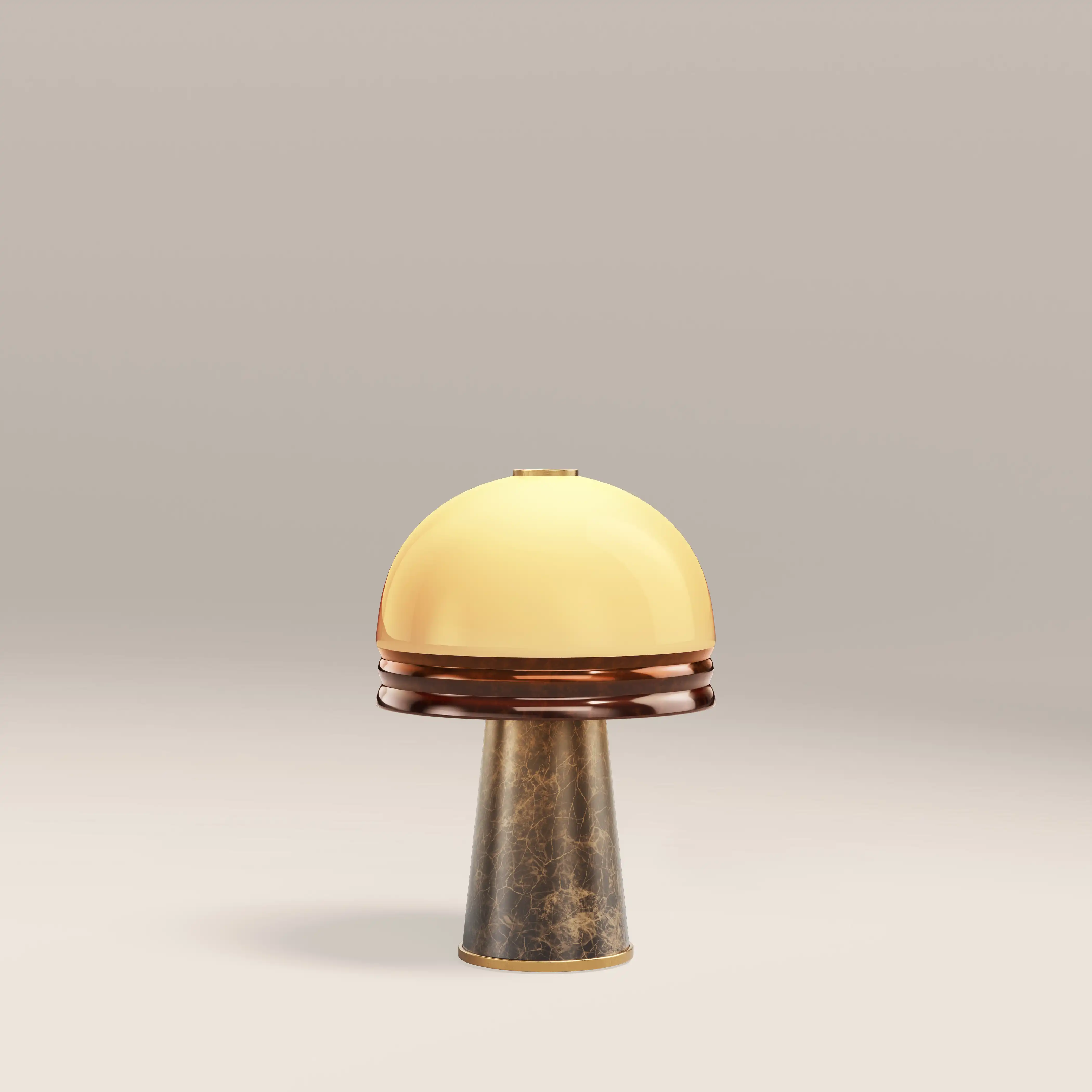 Wanda Table Lamp | Chocolate Brown Marble - Image 3