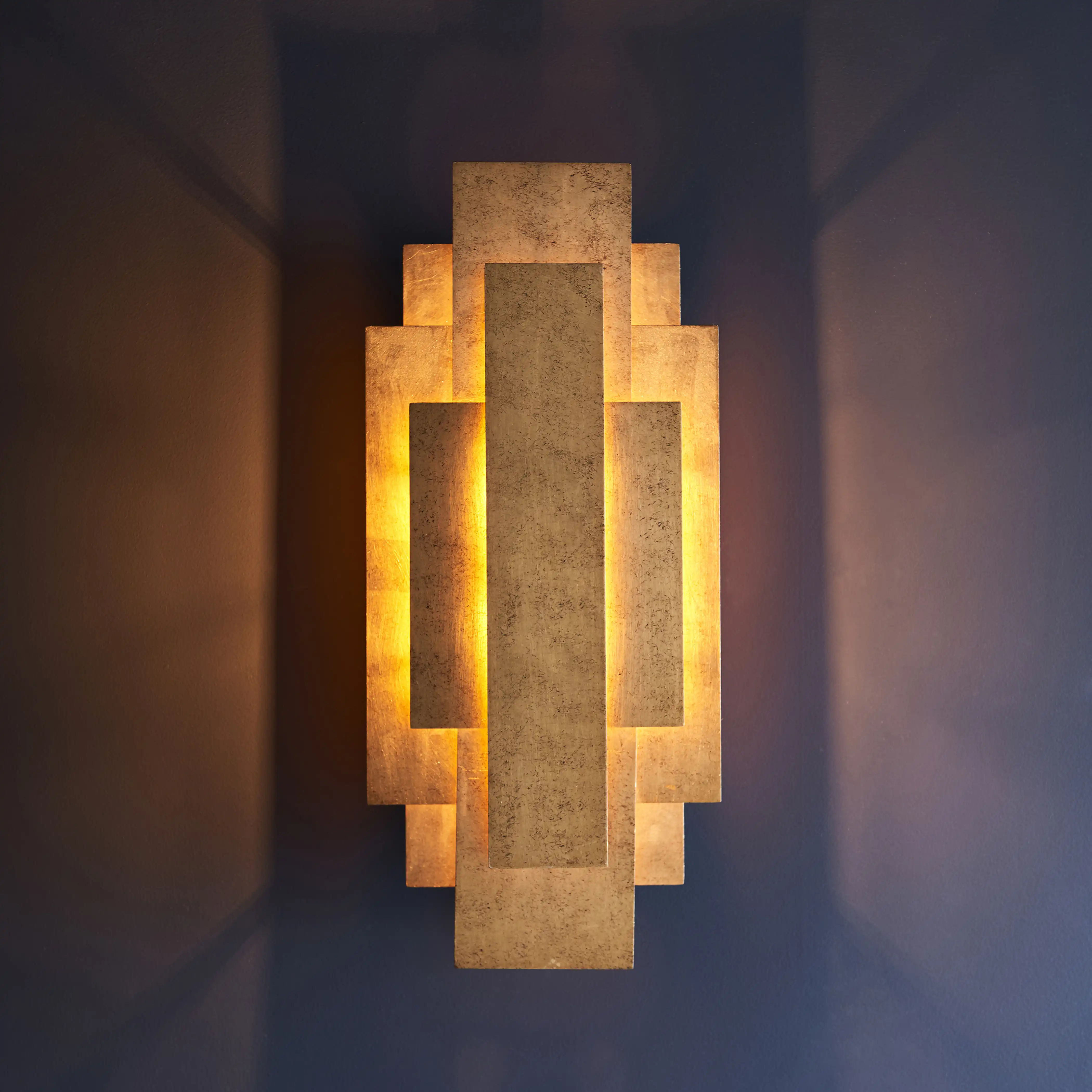 Warner 2 Light Wall Light | Brass - Image 3