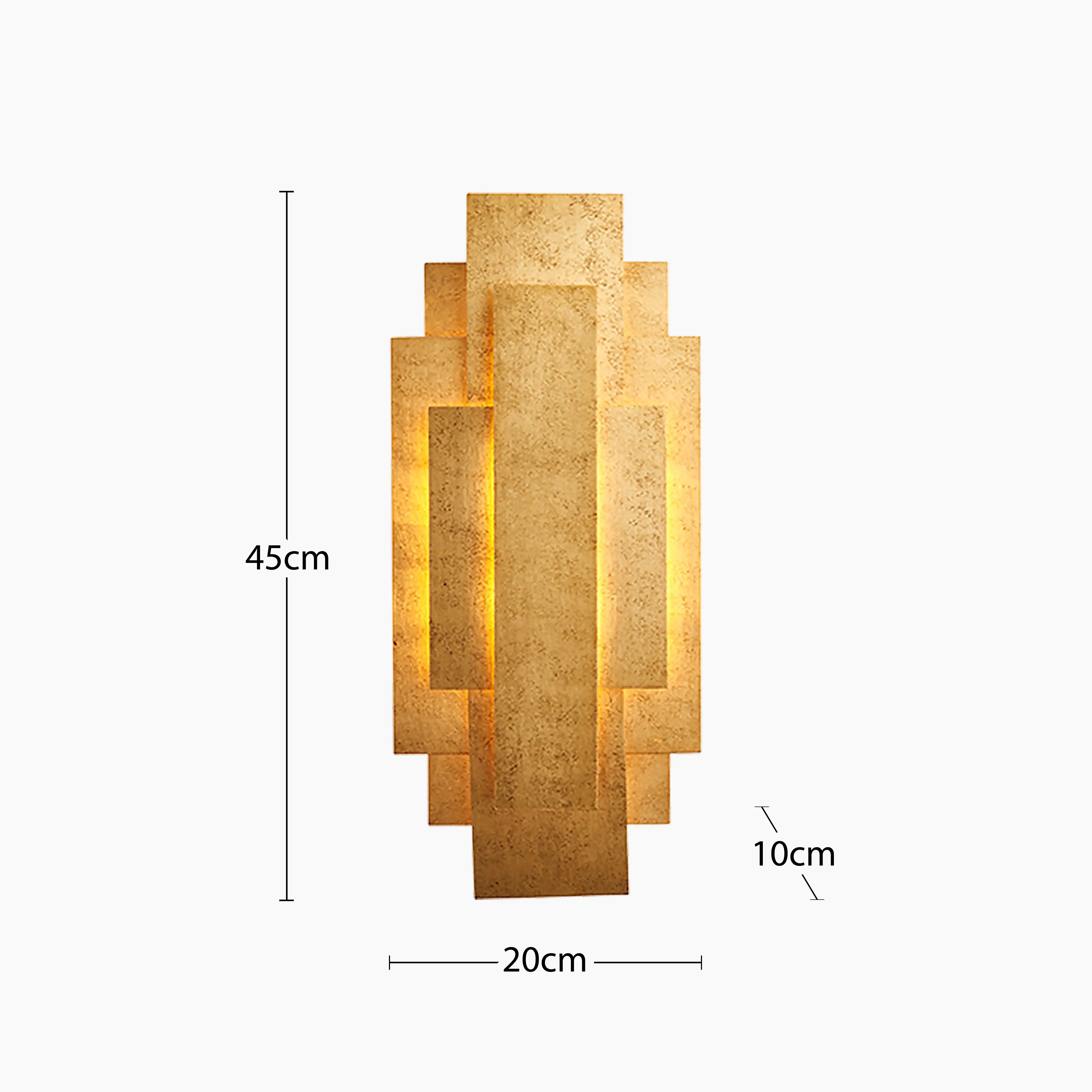 Warner 2 Light Wall Light | Brass - Image 7