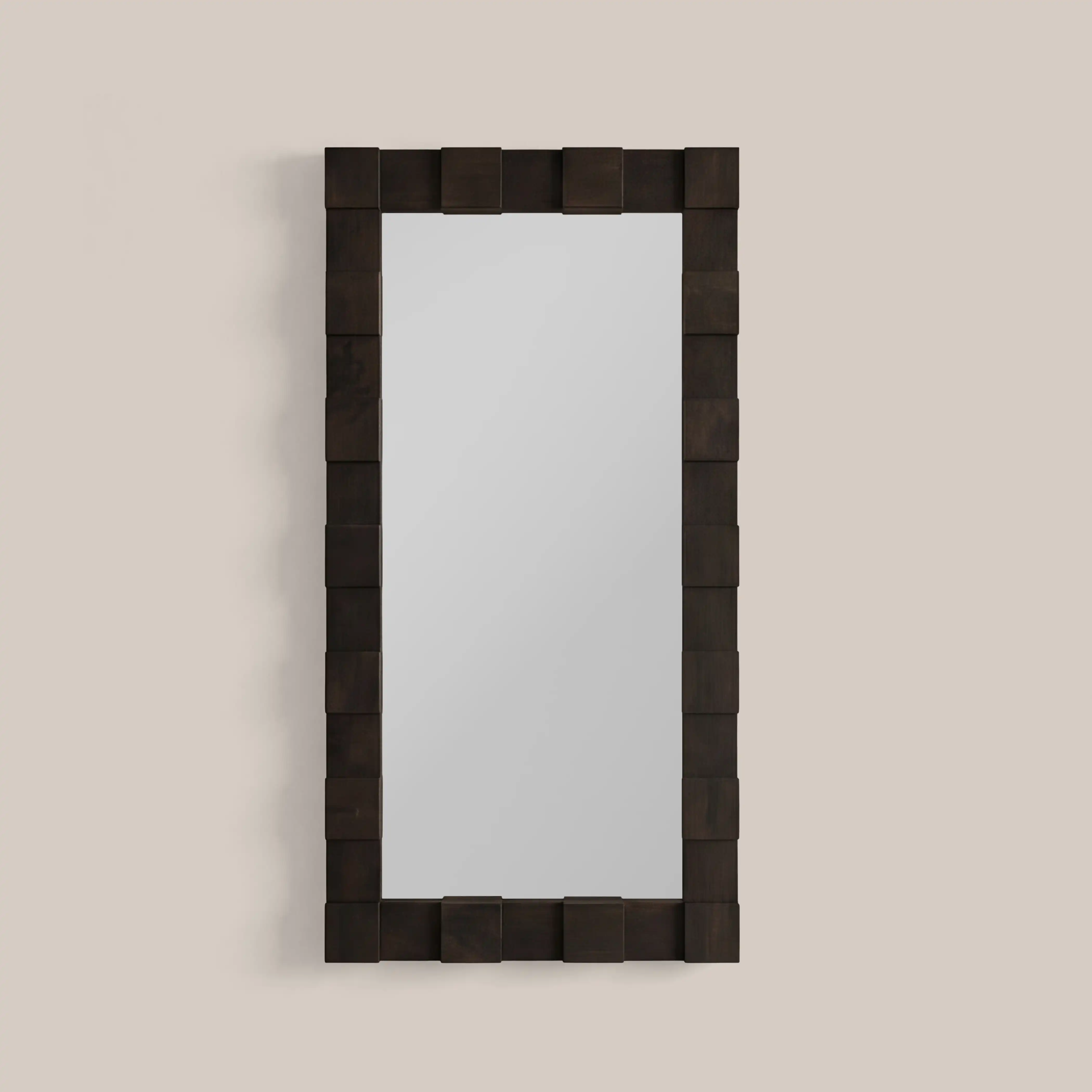 Windsor Rectangle Full Length Mirror, 160 x 75 cm | Walnut