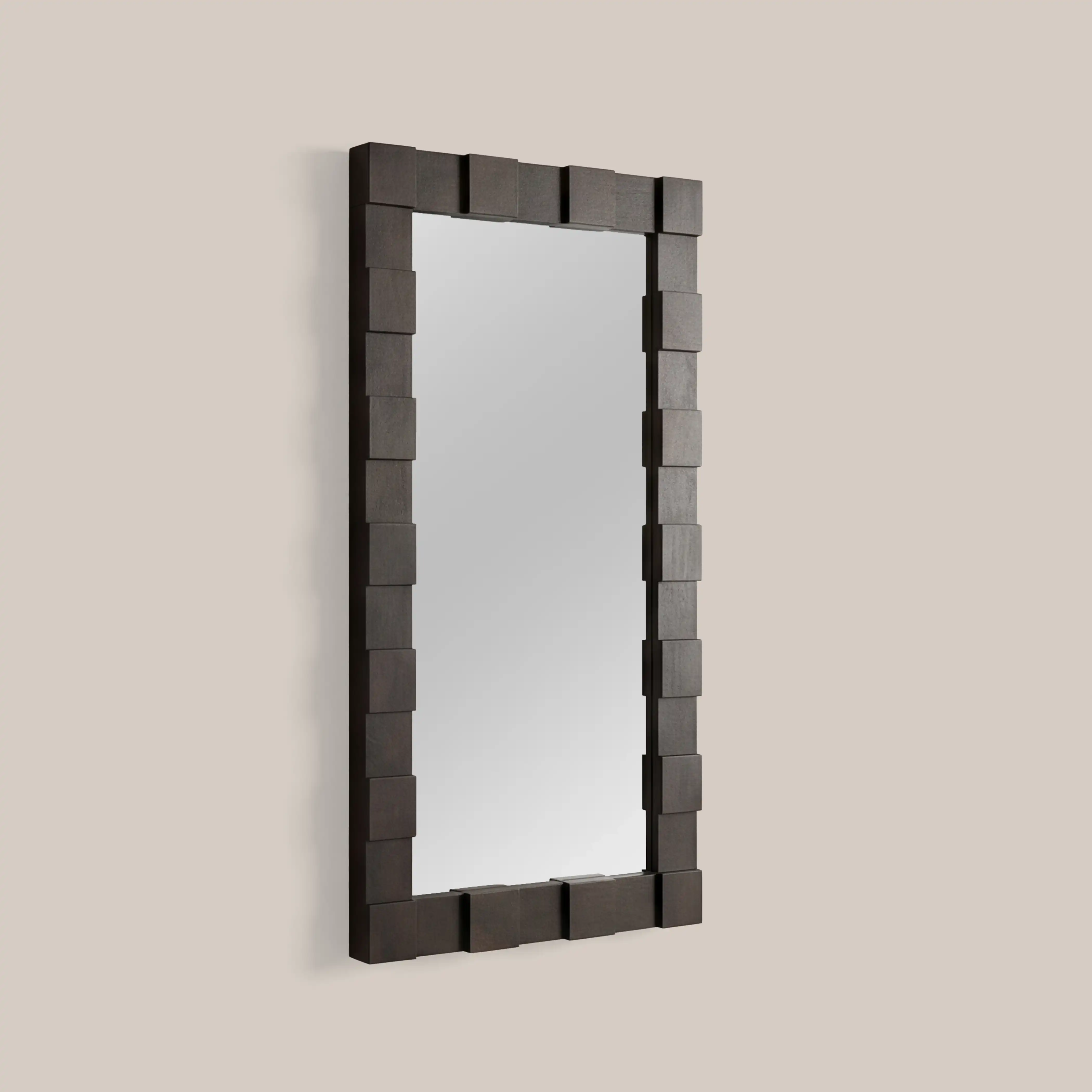 Windsor Rectangle Full Length Mirror, 160 x 75 cm | Walnut - Image 3