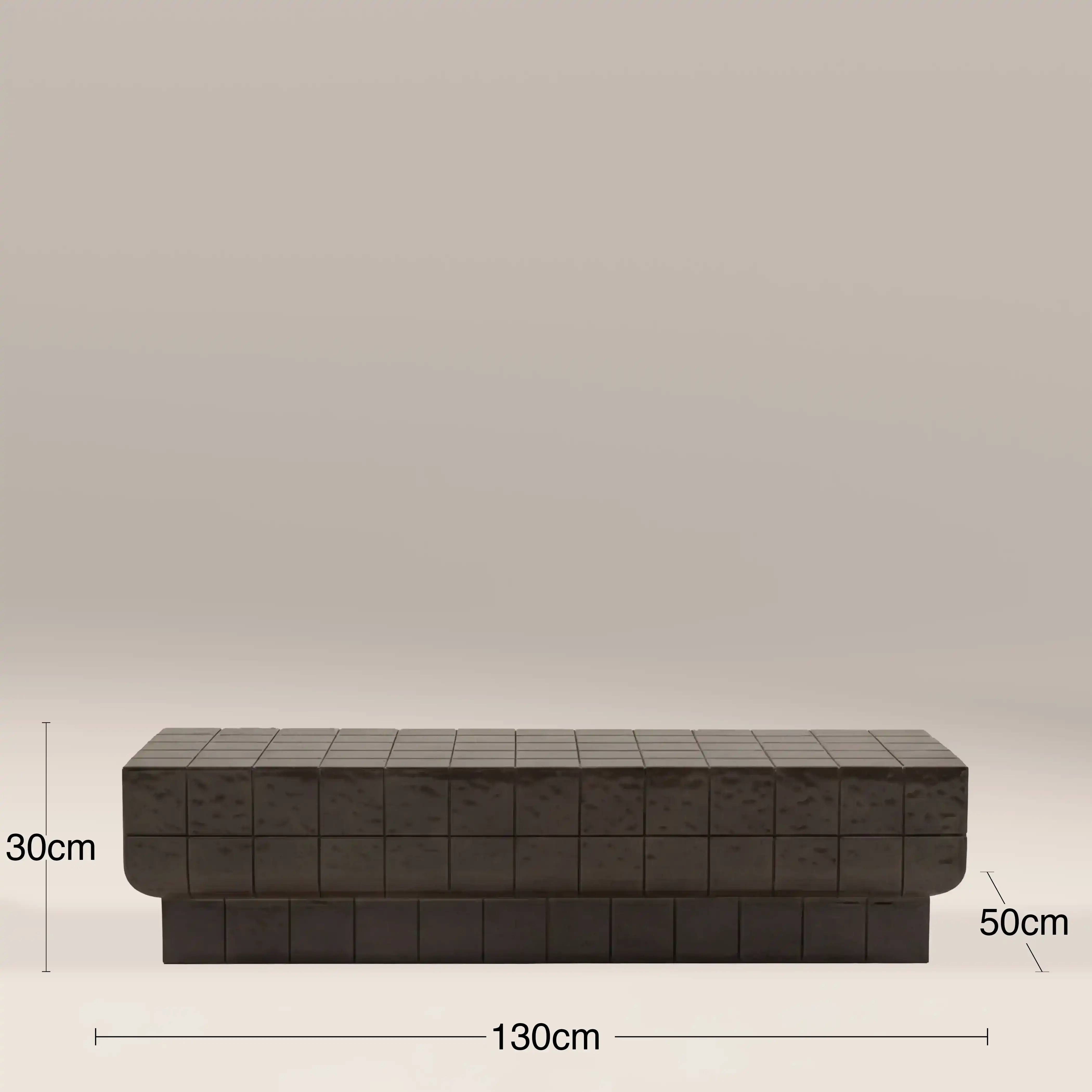 Zephyr Rectangle Coffee Table | Cocoa - Image 5