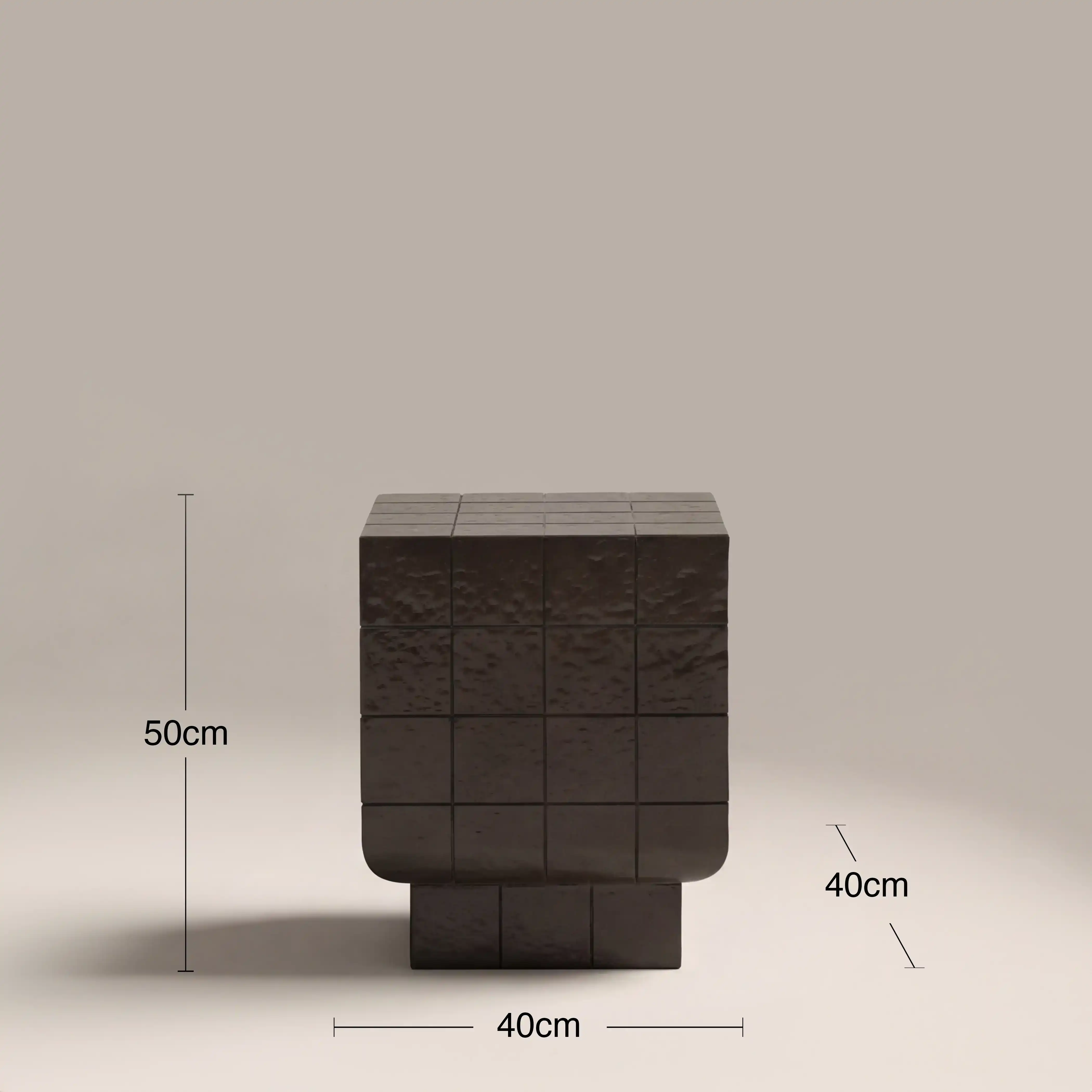 Zephyr Square Side Table | Cocoa - Image 6