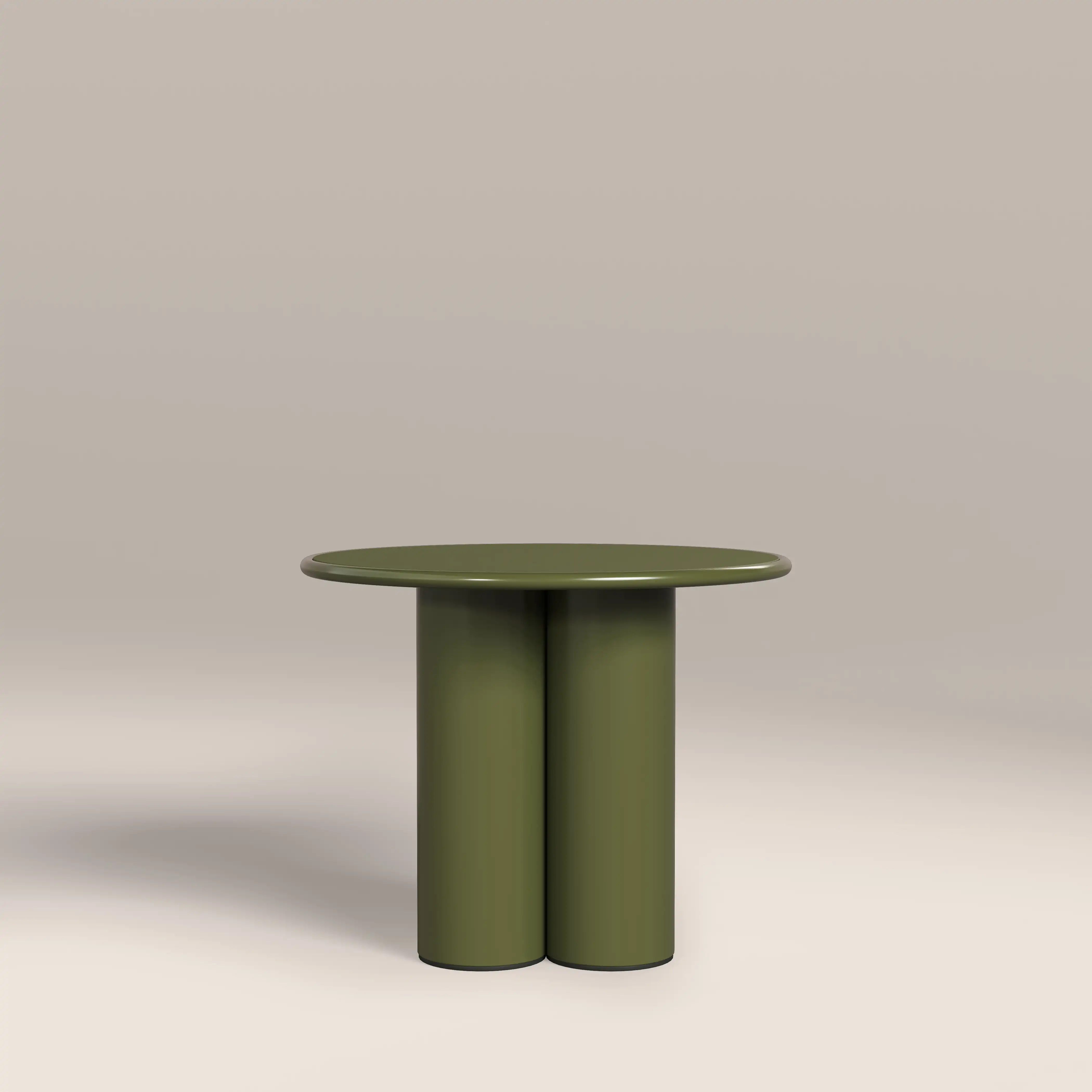 Zoey Round Side Table | Olive Green - Image 4